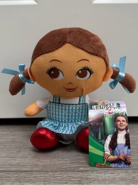 THE WIZARD OF OZ DOROTHY 7” PLUSH DOLL TOY FACTORY WB NWT